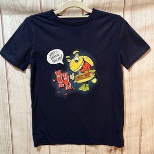 Boys Blue Graphic Tee Shirt